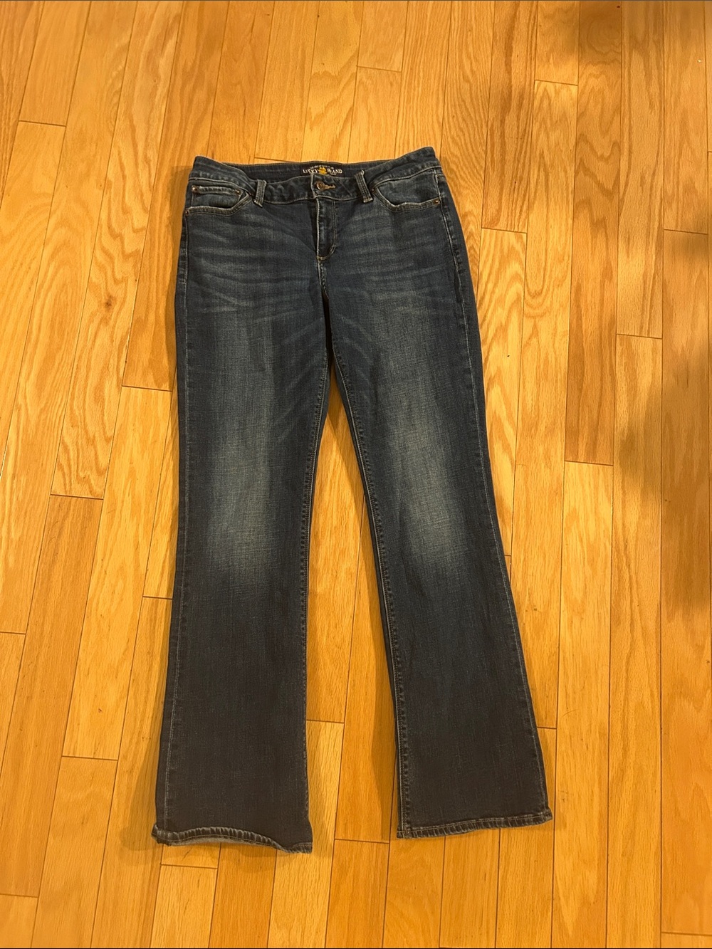Lucky Brand Women's Dark Blue Lolita Boot Cut Jeans